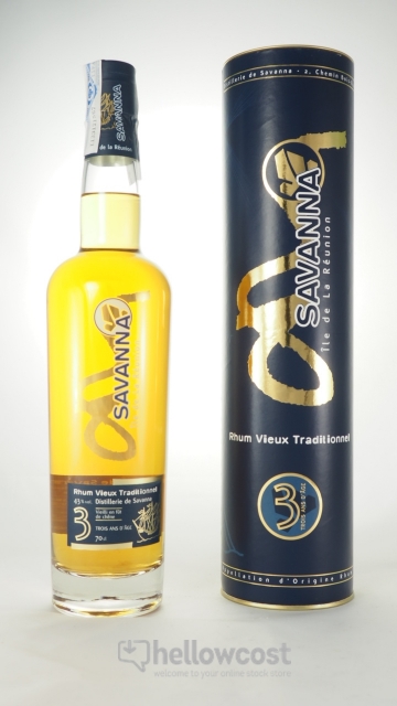 Savanna Rhum 3 Ans 43% 70 Cl