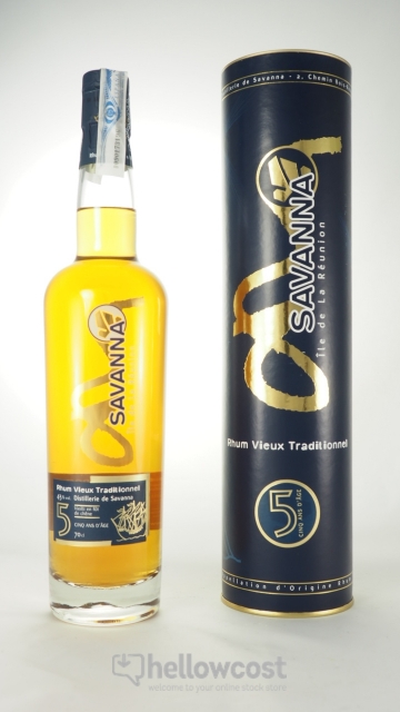 Savanna Rhum 5 Ans 43% 70 Cl