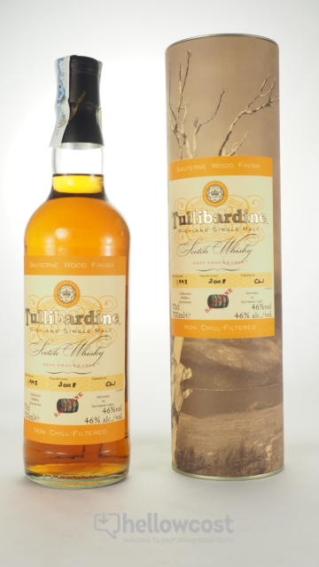 TULLIBARDINE SAUTERNE WOOD FINISH WHISKY 1993 46º 70 CL