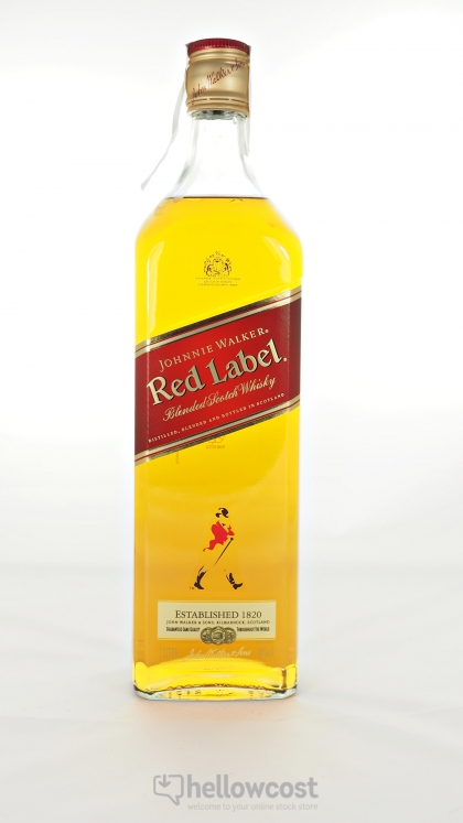 Johnnie Walker Red Label Whisky 40º 1 Litre - Hellowcost