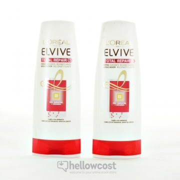 2 X Elvive Total Repair 5 Après-Shampooing Démêlant 250 Ml