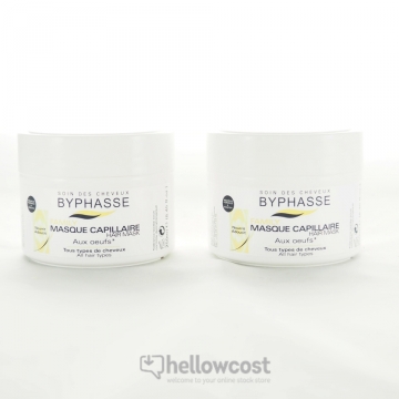 Byphasse Masque Capillaire Aux Oueufs 2x250 ml
