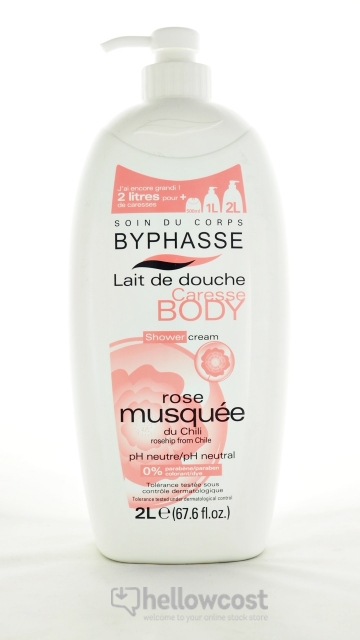 Byphasse Lait De Douche Rose Musquée 2.000 ml