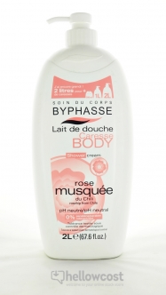Byphasse Lait De Douche Rose Musquée 2.000 ml - Hellowcost