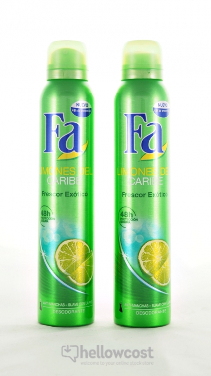 Fa Desodorante limones Del Caribe Spray 2x200 ml - Hellowcost