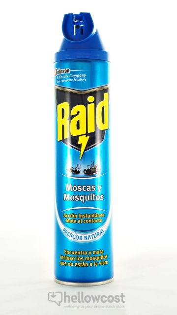 Raid Anti Mouches Et Moustiques Spray 600 ml