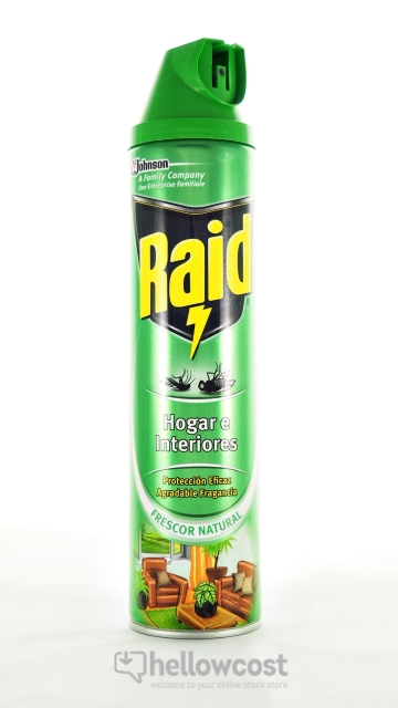 Raid Insectes Volants Interieur Spray 600 ml