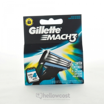 Gillette mach-3 blades 4s en,fr,nl,fi,de,it,es,pt,sv,Da,no,el (3014260323226)