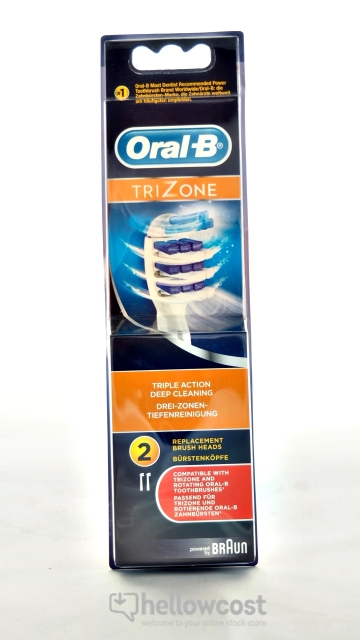Oral-B Brossettes Pour Brosse À Dents Électrique Trizone 2 Uds