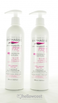 Byphasse Lait Démaquillante Visage Yeux 2x500 ml - Hellowcost