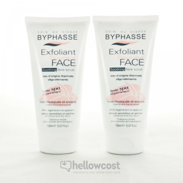 Byphasse Home Spa Experience Exfoliant Douceur Visage Peaux Sensibles À Sèches 2X150 ml