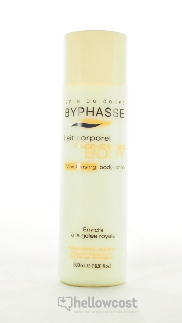 Byphasse Lait Corporel Nutritif À La Gelée Royale Peaux Sèches 500ml