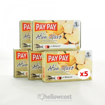 Pay Pay Thon Clair Au Naturel Poids Net 5X111gr