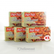 Pay Pay Calmars Entiers Farcis En Sauce Americaine Poids Net 5X115gr - Hellowcost