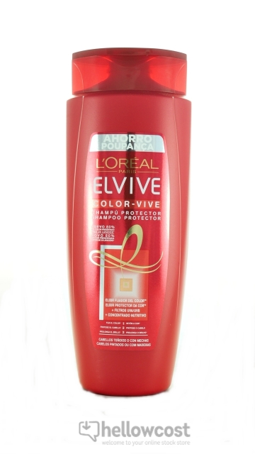 Elvive Shampooing Soin Cheveux Colorés Ou Méchés L&#039;oreal Color Vive 700 ml