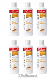 Natural Honey Gel Douche Hydratant 6X750 ml - Hellowcost