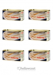 Celorrio Asperges Blanches 9-12 Tres Grosses Lot De 6 Poids Net 660 gr Poids Net Égoutté 425 gr - Hellowcost