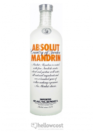 Absolut Mandrin Vodka 40% 1 Litre