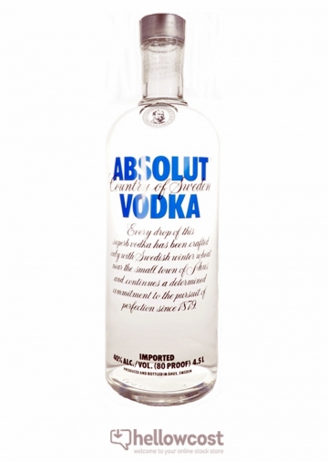 Absolut Vodka 40% 4,5 Litres