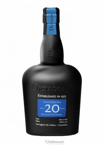 Dictador 20 Ans Rhum 40% 70 Cl