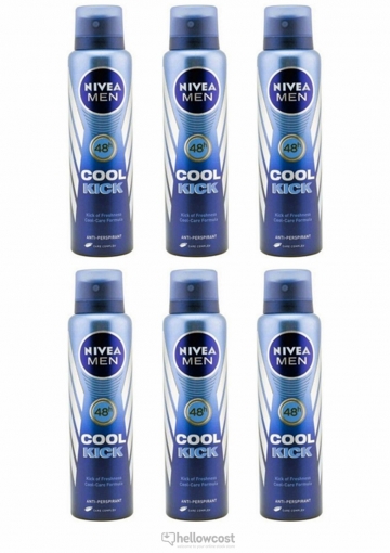 Hulpeloosheid procent puur Nivea Deodorant Cool Kick For Women Spray 6x200 ml - Hellowcost