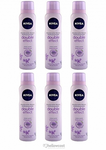 Nivea deodorant Double effect For Woman Spray 2x200 ml