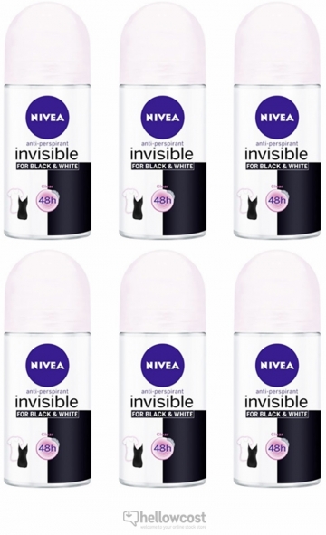 Nivea Deodorant Bille Black &amp;amp; White Woman 2X50 ml