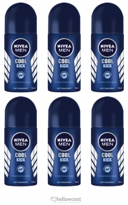 Nivea Deodorant Bille Black &amp;amp White Men 6X50 ml - Hellowcost