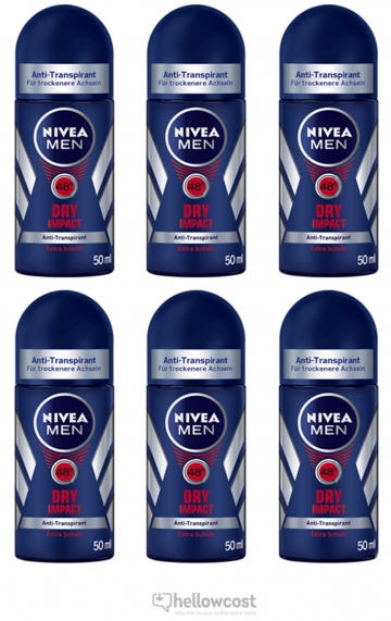 Nivea Deodorant Bille Dry Impact 2X50 ml
