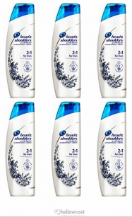 Head &amp; Shoulders Shampooing Antipelliculaire 2 IN 1 For Men 6x450 ml - Hellowcost