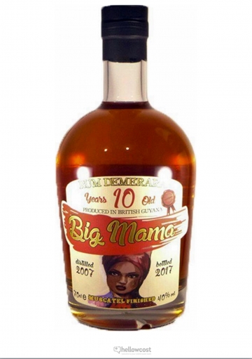 Big Mama 10 Years Muscatel 2007-2017 Guyana Rhum 40% 70 cl