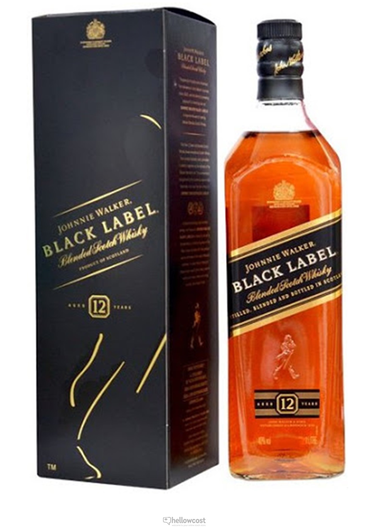 Johnnie Walker Black Label Whisky 40 100 Cl Hellowcost