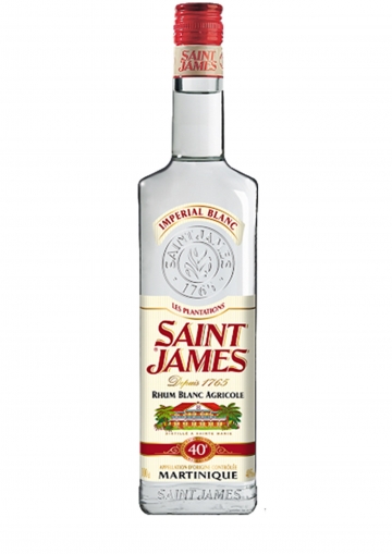 Saint James Rhum Blanc Agricole 40º 1 Litre