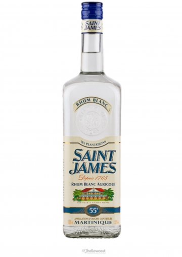 Saint James Rhum Blanc Agricole 55º 1 Litre