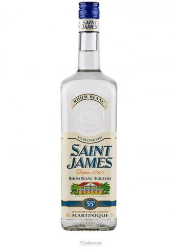 Saint James Rhum Blanc Agricole 55º 1 Litre - Hellowcost