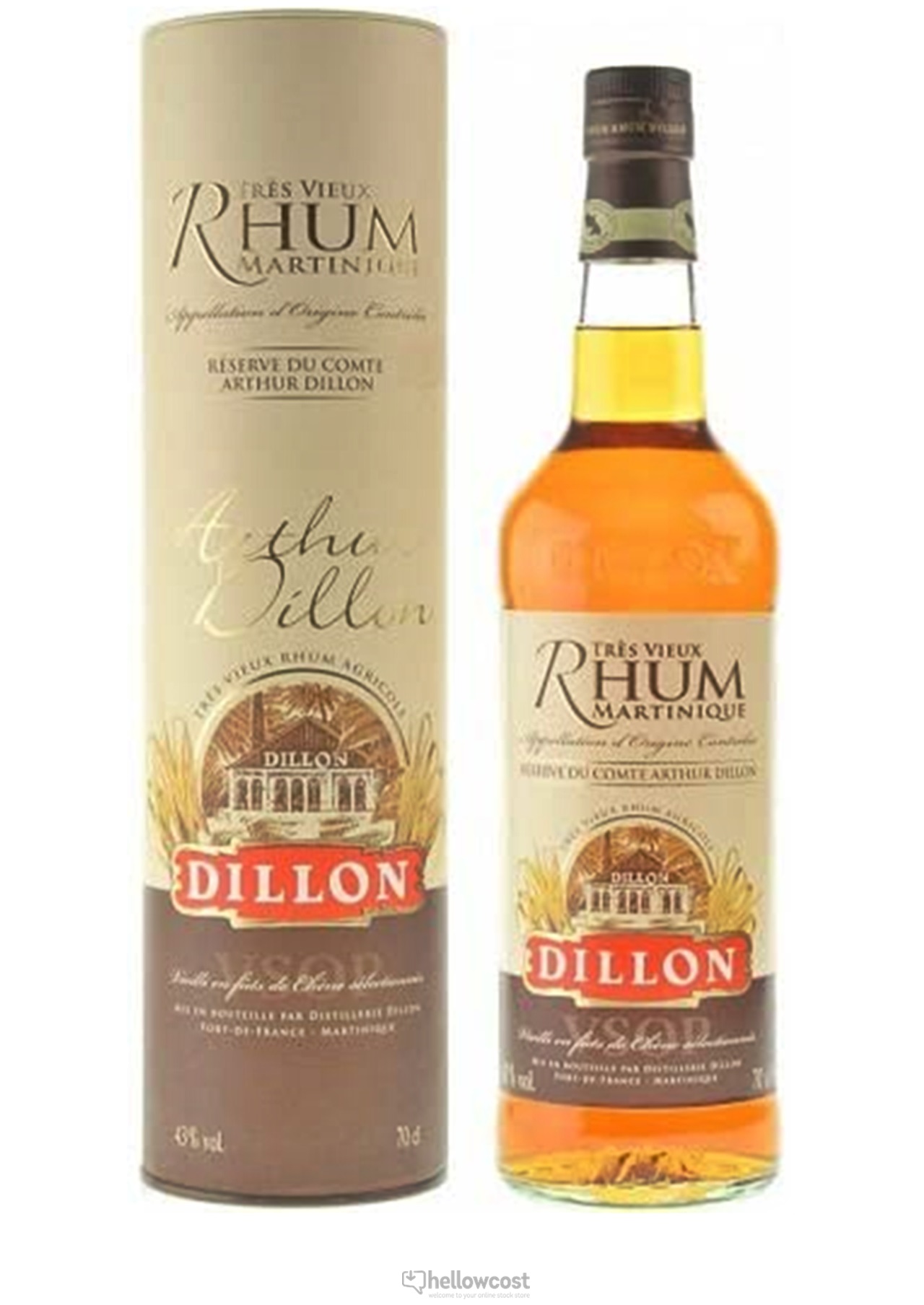 Dillon Très Vieux Rhum 43% 70 Cl - Hellowcost, bienvenue à votre stock  magasin en ligne