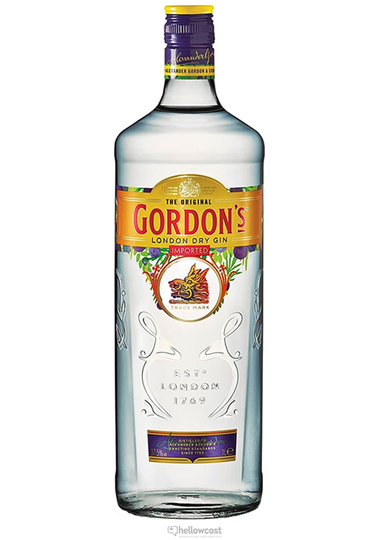 Джин gordons лондонский сухой 47.3% 1л стекло (5000289020800)