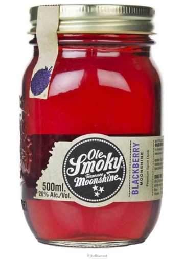 Ole smoky moonshine Blackberry Whisky 20% 50 cl