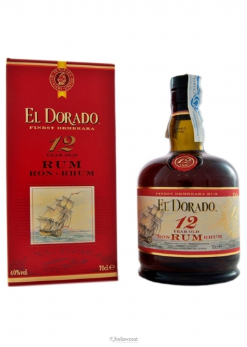 El Dorado Rhum 12 ans 40º 70 Cl