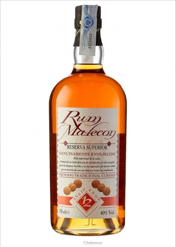 Malecon 12 Years Reserva Superior Rhum 40% 70 cl