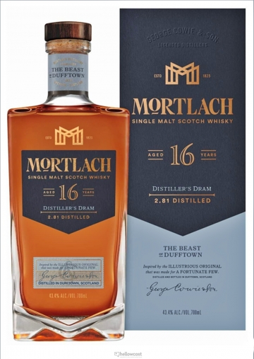 Mortlach 16 Years Whisky 43,4% 70 cl
