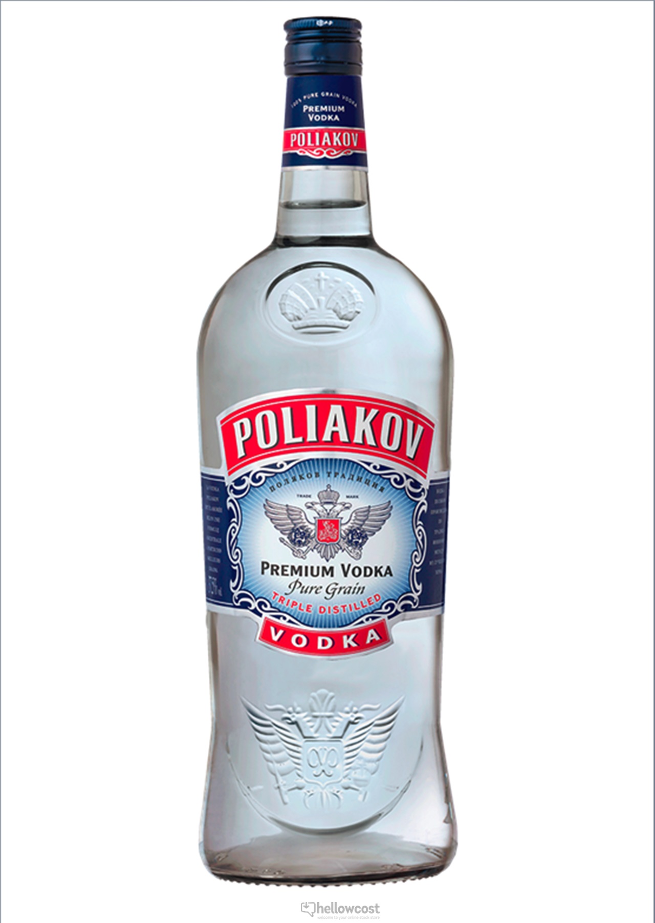 Poliakov Vodka 37.5% 150 cl - Hellowcost