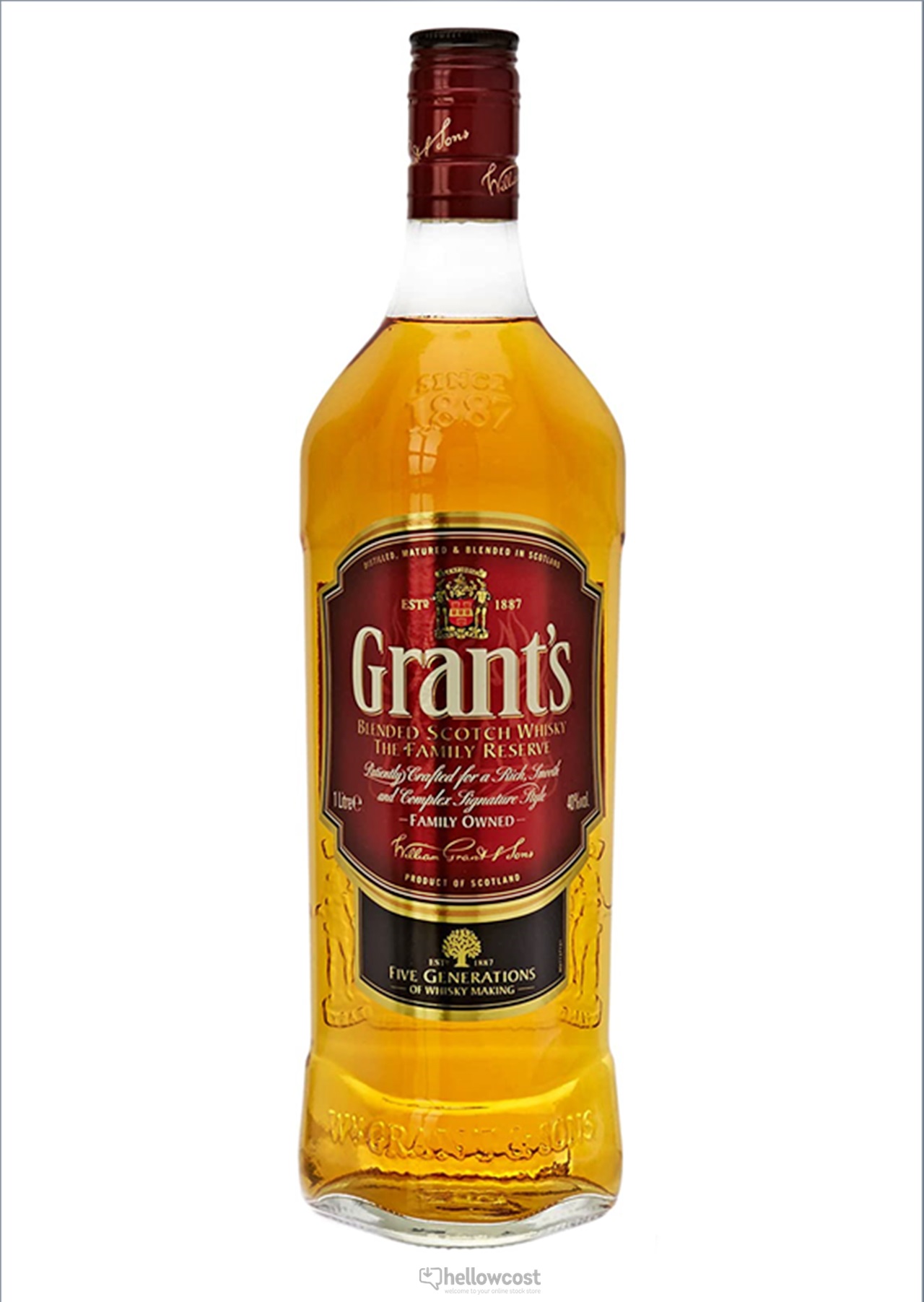 Bushmills Whisky Original 40% 1 Litre - Hellowcost, bienvenue à votre stock  magasin en ligne