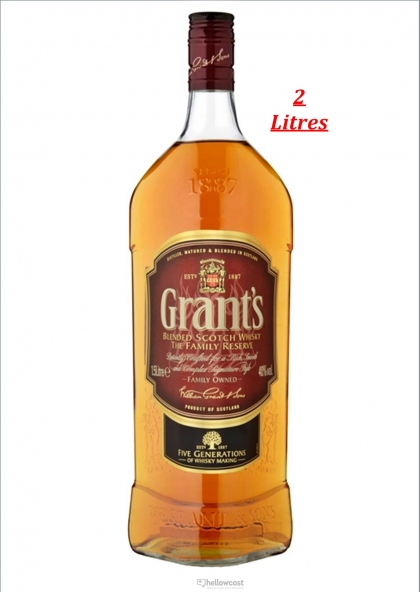 Grant's Magnum Whisky 40º 2 Litres - Hellowcost, bienvenue à votre stock  magasin en ligne