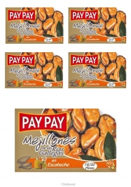 Pay Pay Moules En Sauce A L’ail Poids Net 5X115gr - Hellowcost