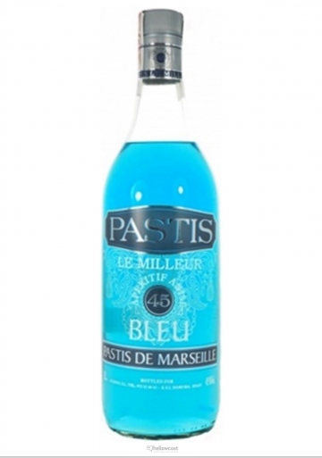 Le Milleur Bleu Pastis De Marseille 45º 1 Litre
