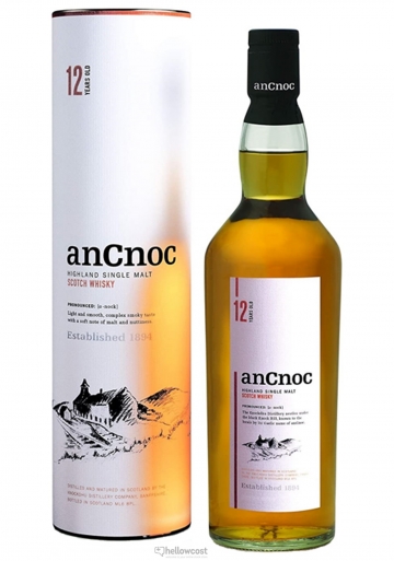 Ancnoc 12 Ans Whisky 40% 70 Cl