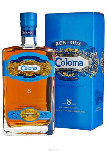 Coloma 8 years Rhum 40% 70 cl