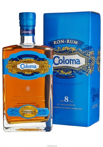 Coloma 8 years Rum 40% 70 cl