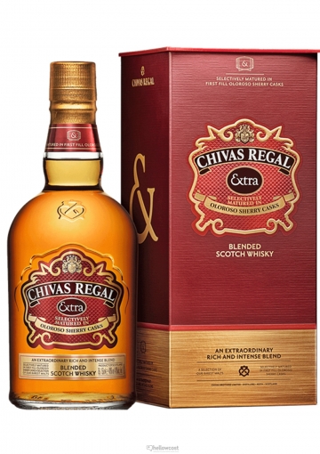 Cuatro cicatriz hígado Chivas Regal Extra Whisky 43% 100 cl - Hellowcost